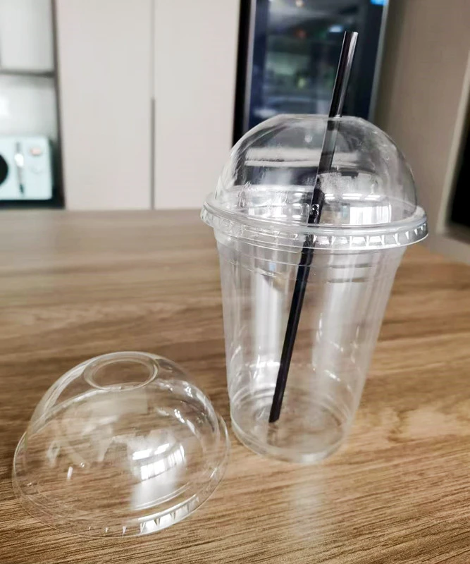 clear pet boba lid